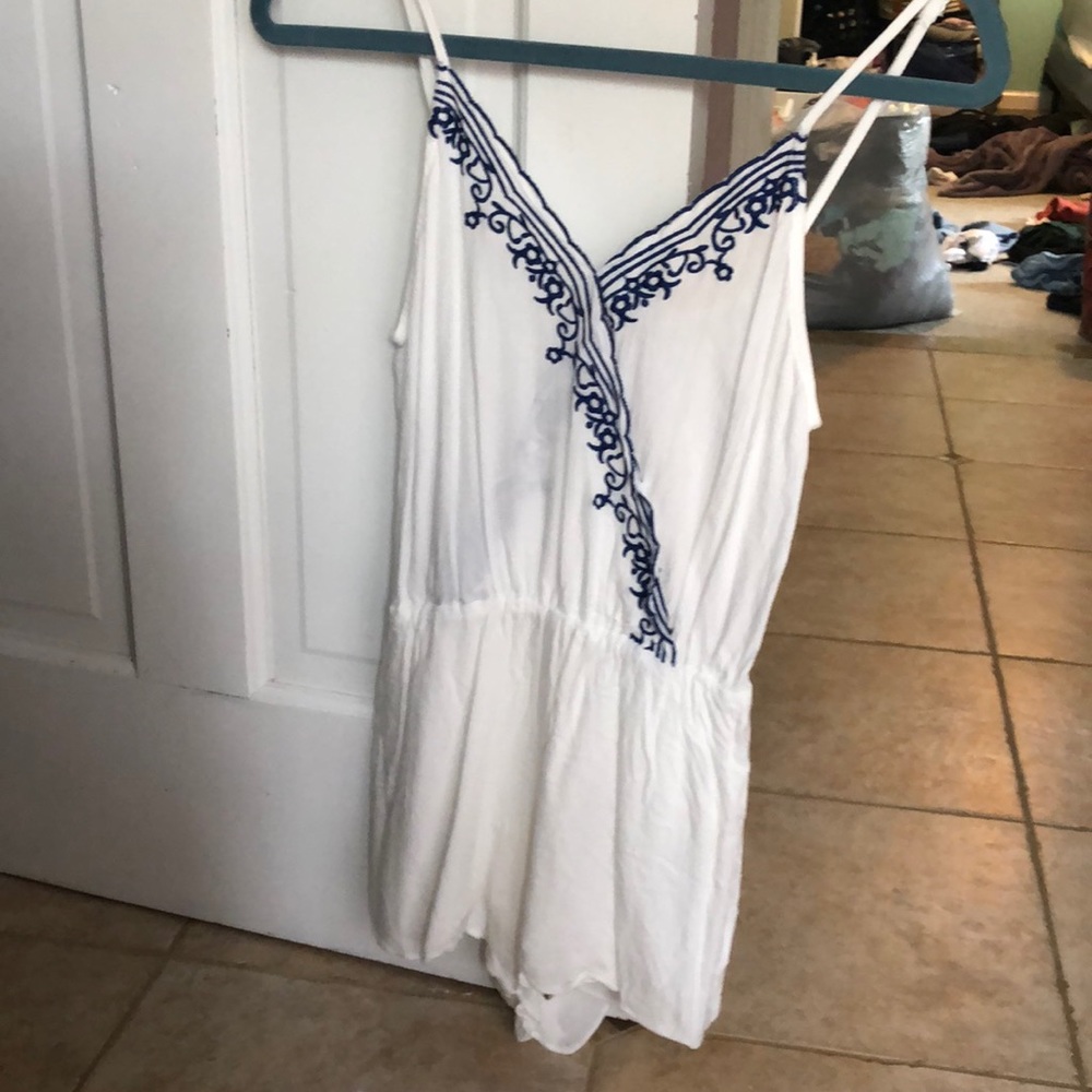 Kendal and Kylie white romper